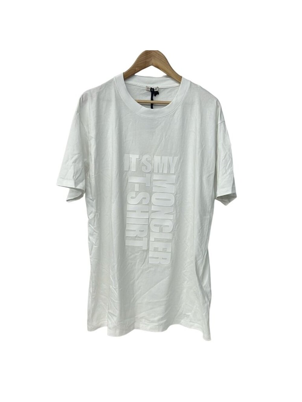 Moncler Short Sleeve T-Shirt Its MY White Silver S